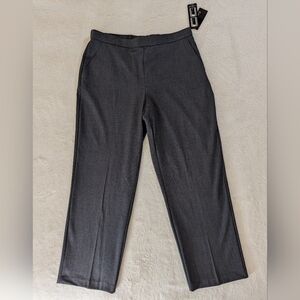 Kim Rogers Womens Sz 14s Grey Dress Pants Stretch Comfort Waist Straight Leg NWT
